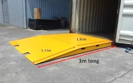 Container Ramp 8000Kg SWL 3000mm Length | Forklift Container Ramp ...